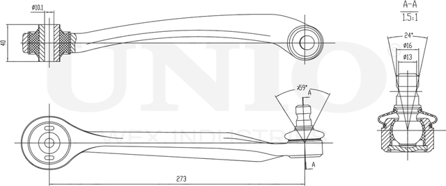 Рычаг подвески (Unio). Артикул SSP-40038