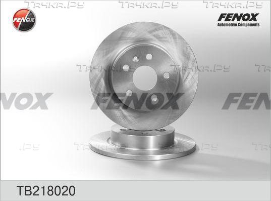 Тормозной диск Fenox задний для Chevrolet Aveo II 2011-2015. Артикул TB218020