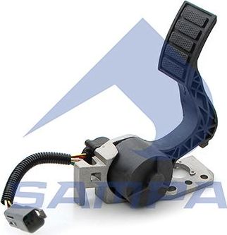 Педаль газа Sampa для Volvo  FL6 1985-2000. Артикул 033.077