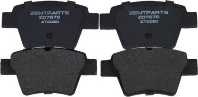 Тормозные колодки Zentparts. Артикул Z07678