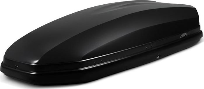 Автомобильный бокс Koffer A480 черный матовый (480 л, 198х82х45 см). Артикул KB480