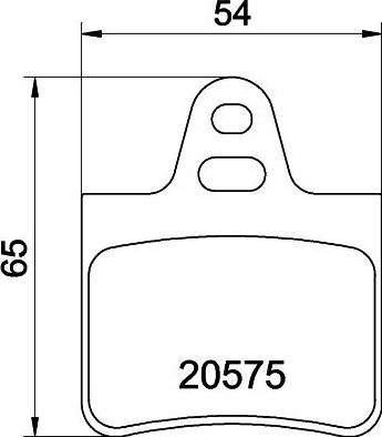 Тормозные колодки Textar задние для Citroen CX I 1974-1985. Артикул 2057504