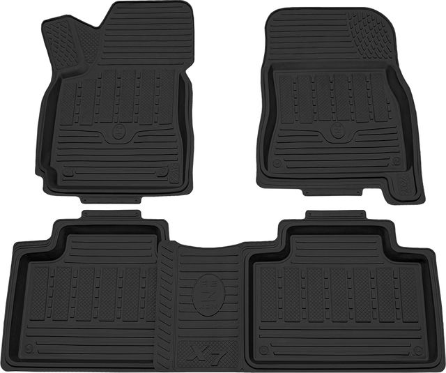 Коврики Rezkon резиновые для салона Geely Emgrand X7 2011-2018. Артикул 1017010100