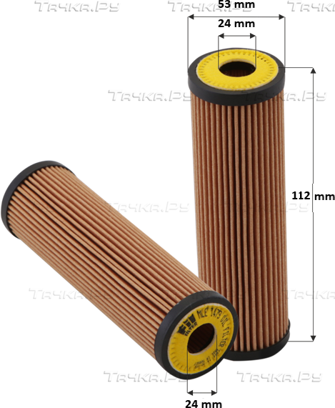 Масляный фильтр FIL Filter для Volkswagen Golf VII 2013-2026. Артикул MLE 1753 MG