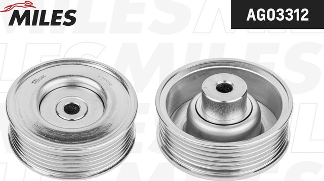 Направляющий (ведущий) ролик приводного поликлинового ремня Miles. Артикул AG03312