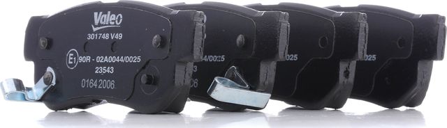 Тормозные колодки Valeo First задние для Hawtai Boliger 2011-2026. Артикул 301748