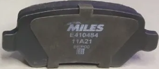 Тормозные колодки Miles (Low-Metallic). Артикул E410484