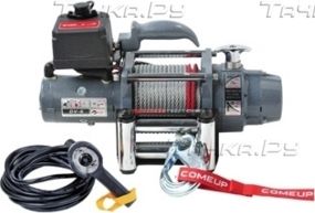 Лебёдка электрическая 12V COMEUP DV-6 STD 6000 lbs 2722 кг со стандартным барабаном (EAC) (Стальной трос). Артикул 854751