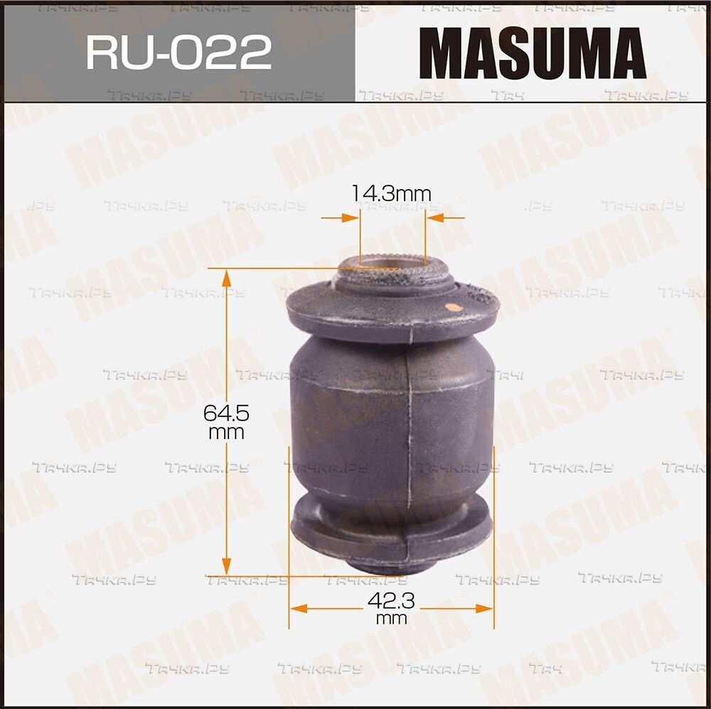 Сайлентблок переднего рычага подвески Masuma. Артикул RU-022