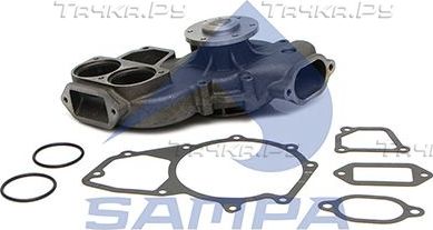 Помпа (водяной насос) Sampa для MAN HOCL 1979-2026. Артикул 202.496