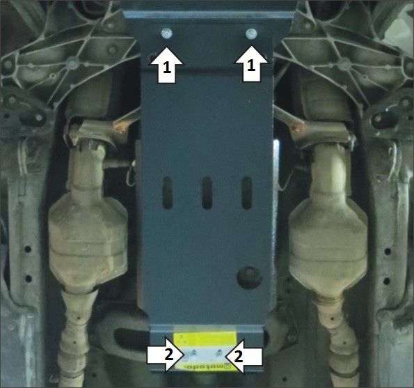 Защита Мотодор для КПП Infiniti M 56S седан 2010-2014. Артикул 08006