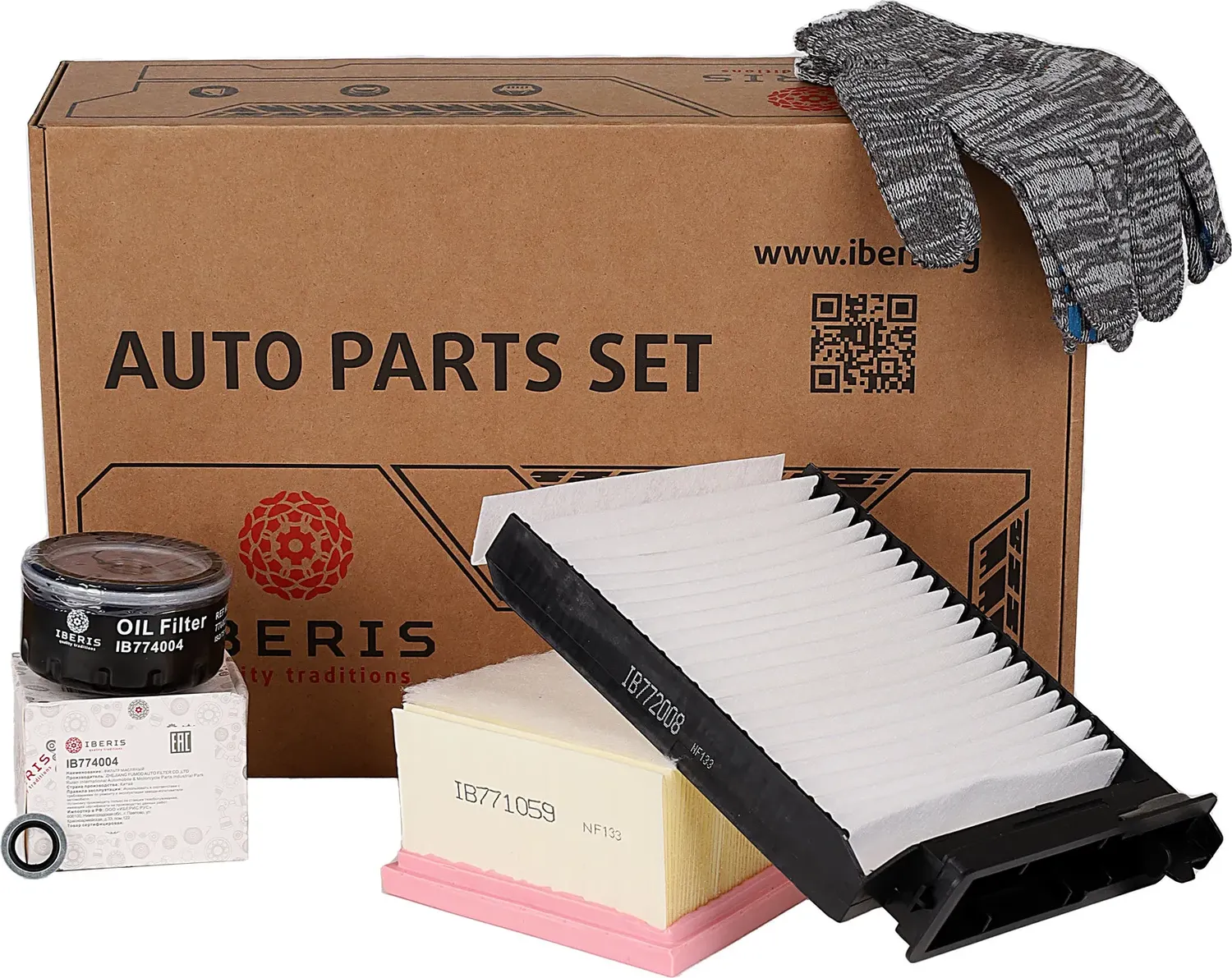 К-Т ФИЛЬТРОВ LARGUS, LOGAN 1 (1.6 K4M), DUSTER (1.6 K4M, 2.0 F4R 135Л.С), IB774004, IB771059, IB772008 (Iberis). Артикул IB770001KIT