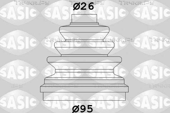 Пыльник ШРУСа наружный Sasic. Артикул 2933953