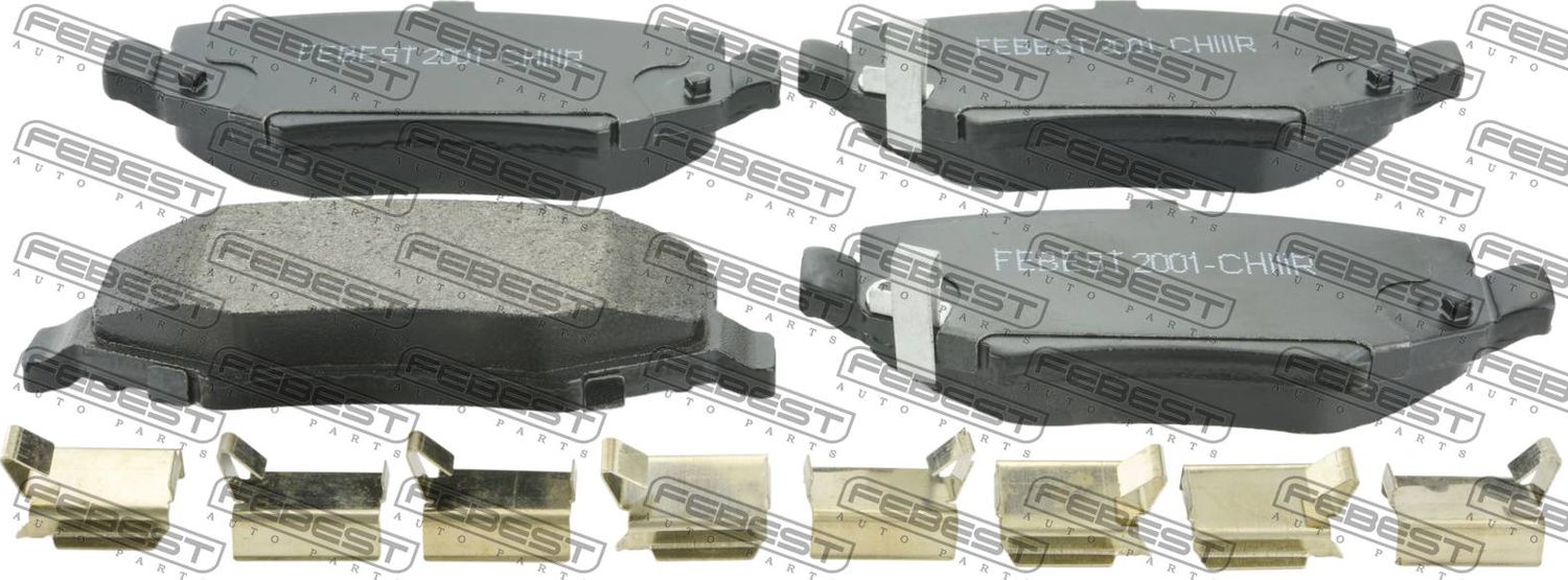 Тормозные колодки Febest. Артикул 2001-CHIIIR