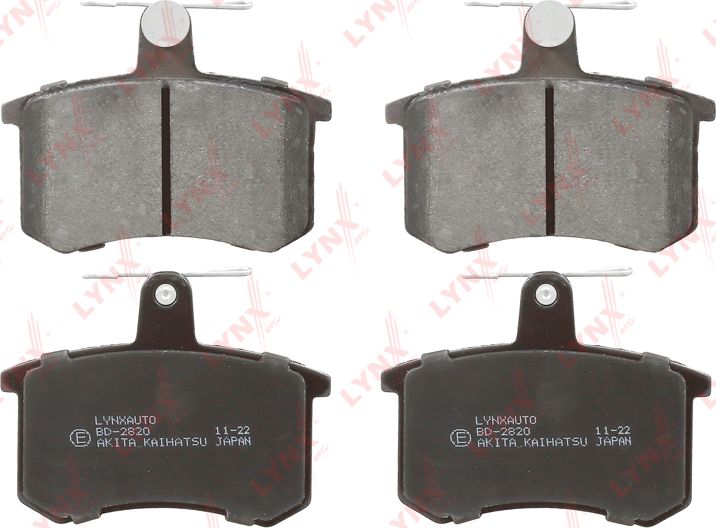 Тормозные колодки LYNXauto. Артикул BD-2820