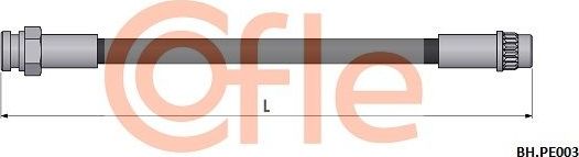 Тормозной шланг Cofle. Артикул 92.BH.PE003