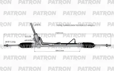 Рейка рулевая (Patron). Артикул PSG3129