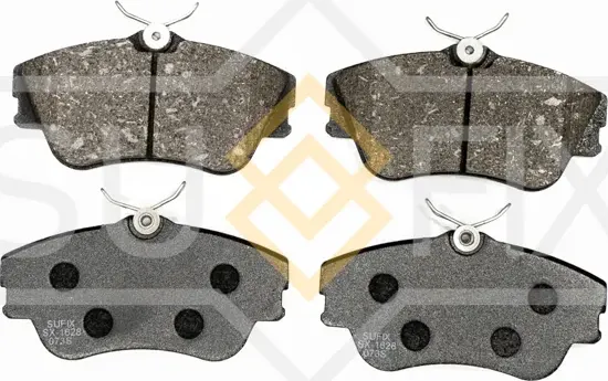 Колодки тормозные передние (Sufix). Артикул SX1628