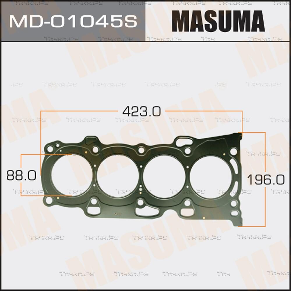 Прокладка ГБЦ Masuma для Toyota Ipsum II (M20) 2001-2009. Артикул MD-01045S
