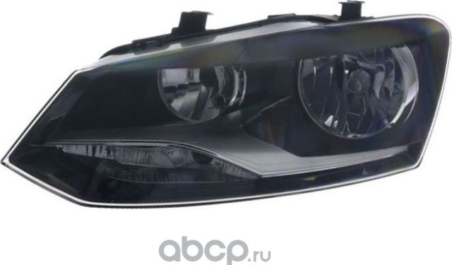 Фара левая VOLKSWAGEN POLO SEDAN 2015-  TWIN R  ELECTRIC WMOTOR (TYC). Артикул 20-c036-05-2b
