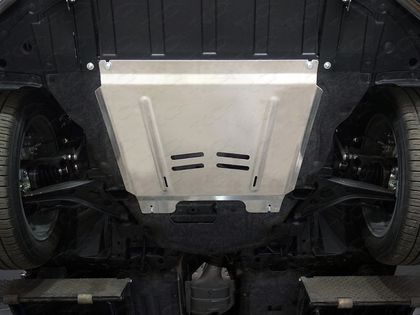 Защита алюминиевая ТСС (4 мм) для картера и КПП Infiniti QX50 (P71A) 2018-2026. Артикул ZKTCC00366