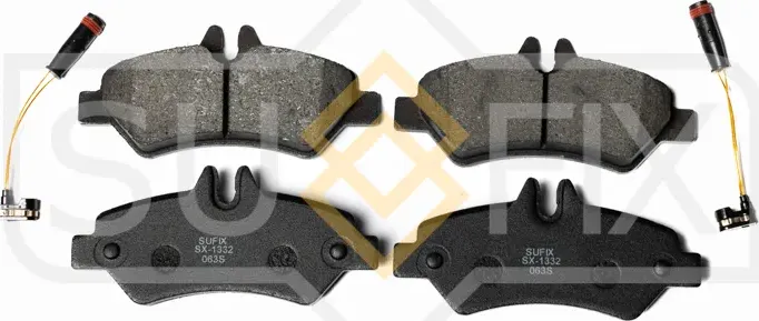 Колодки тормозные задние (Sufix). Артикул SX1332