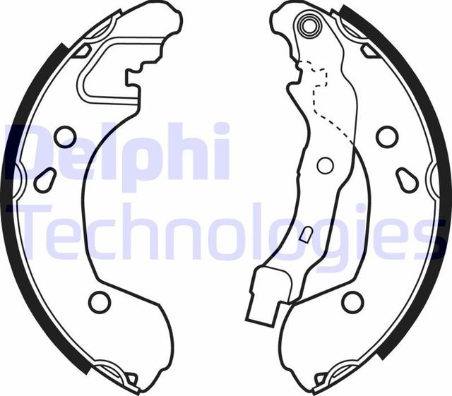 Тормозные колодки Delphi. Артикул LS1965