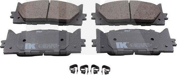 Тормозные колодки NK передние для Lexus ES V 2006-2012. Артикул 2245113