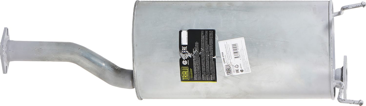 Глушитель (задняя часть) Trialli (алюминий / сталь). Артикул EMM 0704