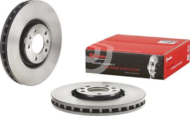 Тормозной диск Brembo UV Coated передний для Peugeot 607 I 2000-2004. Артикул 09.7680.11