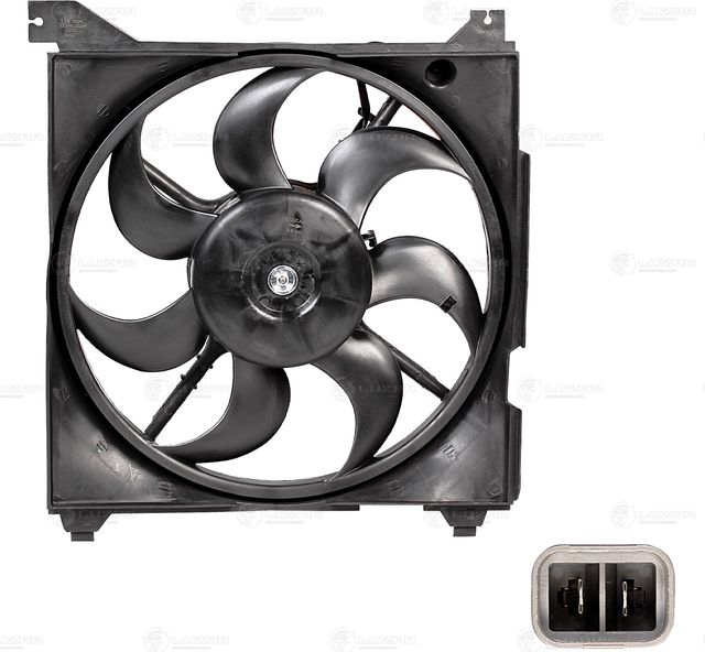 Вентилятор радиатора двигателя Luzar для Hyundai Santa Fe I 2001-2006. Артикул LFK 0826