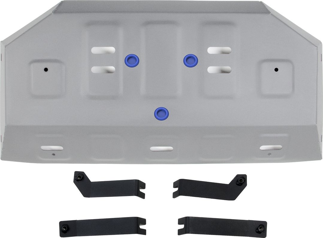 Защита алюминиевая Rival для топливного бака BAIC Beijing BJ40 4WD АКПП 2023-н.в.. Артикул 333.3506.1