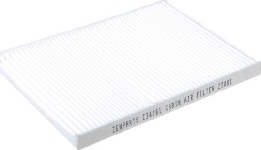 Салонный фильтр Zentparts (нетканный текстильный материал). Артикул Z34161