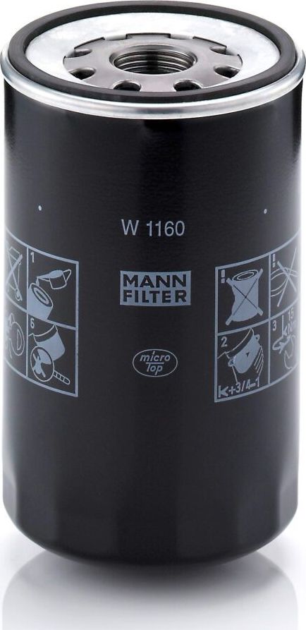 Масляный фильтр Mann-Filter. Артикул W 1160