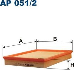 Воздушный фильтр Filtron. Артикул AP 051/2