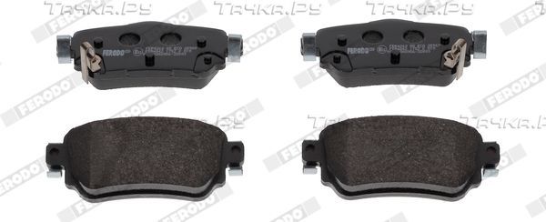 Тормозные колодки Ferodo Premier Eco Friction задние для Nissan Qashqai II 2013-2026. Артикул FDB4842