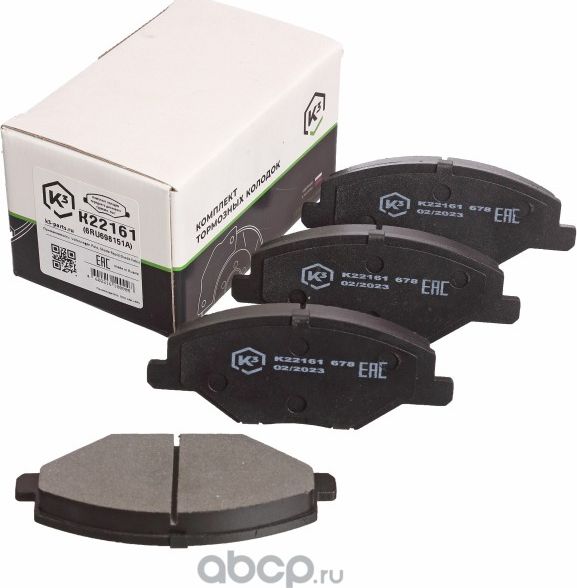 .колодки ( 6RU698151A ) (K3). Артикул K22161