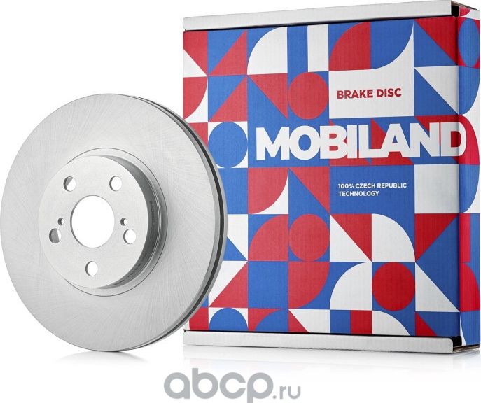 Диск тормозной передний вентилируемый D277,1мм TOYOTA AVENSIS (_T25_), AVENSIS с (Mobiland). Артикул 416109981