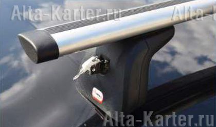 Багажник на крышу Amos Beta на штатные места для Citroen Jumper I Bus 4/5-дв. 1996-2005 (Aero-Alfa дуги). Артикул beta-b-108-a1.65