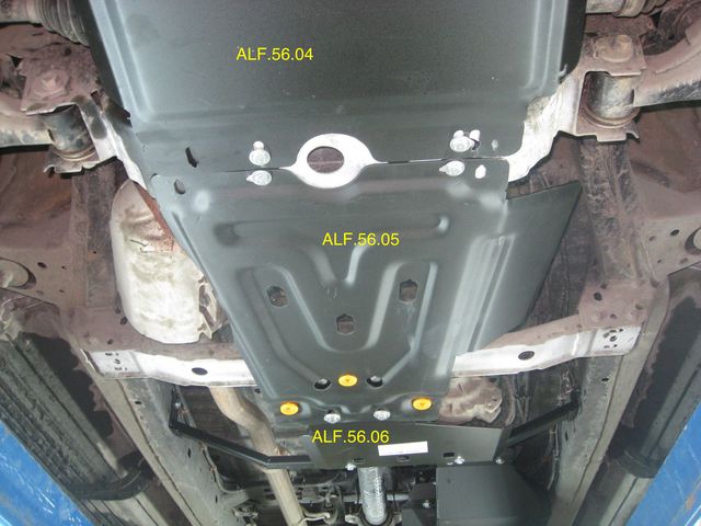 Защита Alfeco для КПП JAC N120 2014-2026. Артикул ALF.56.05