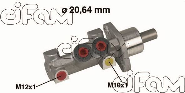 Тормозной цилиндр главный Cifam (алюминий). Артикул 202-420