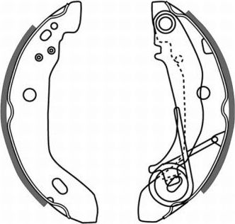 Тормозные колодки ABE задние для Mercedes-Benz A-Класс I (W168) 1997-2004. Артикул C0M007ABE