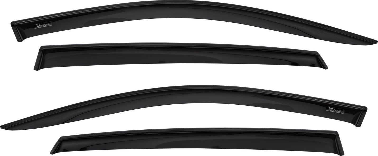 Дефлекторы Vinguru для окон (накладной скотч 3М) (4 шт.) Renault Arkana 2019-2026. Артикул AFV90722