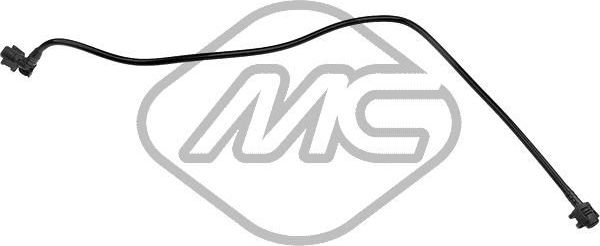 Патрубок радиатора (системы охлаждения) Metalcaucho. Артикул 30090