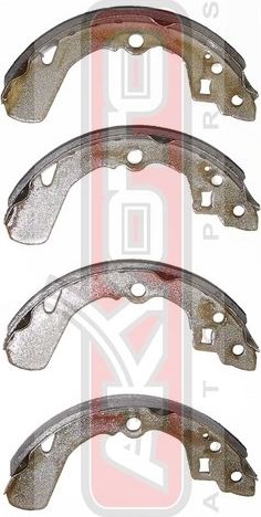 Тормозные колодки Akyoto Packing AKYOTO задние для Daihatsu Gran Move 1998-2002. Артикул AKS-0032