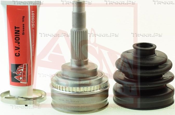 Шрус наружный (граната) Asva передний для Toyota Celica V (T180) 1989-1994. Артикул TY-01A48