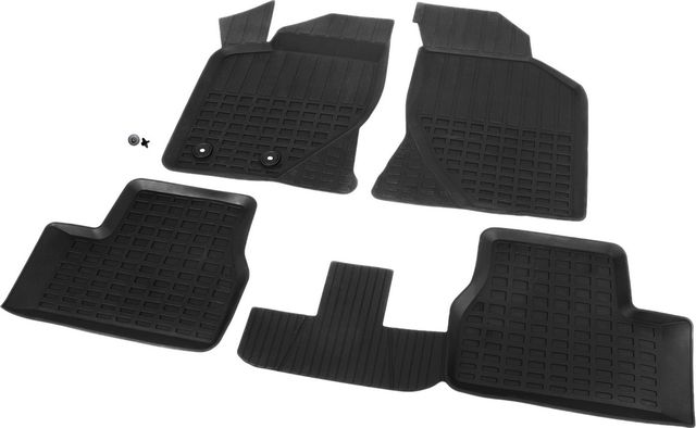 Коврики Rival для салона литьевые Lada Granta седан, лифтбек, универсал, хэтчбек, Cross универсал 2011-2018 2018-2026. Артикул 66001001