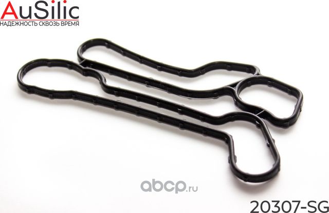 Силиконовая усиленная прокладка теплообменника (корпуса масляного фильтра)(дв. 1 (Ausilic). Артикул 20307SG