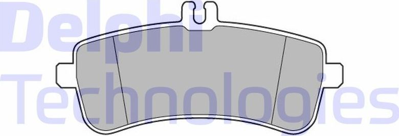 Тормозные колодки Delphi (Low-Metallic). Артикул LP3583