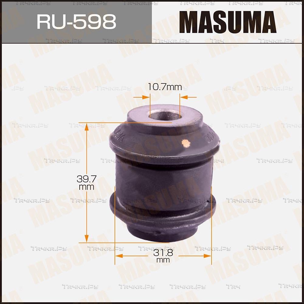 Сайлентблок заднего рычага подвески Masuma. Артикул RU-598